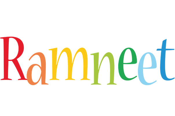 Ramneet birthday logo