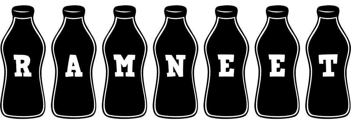Ramneet bottle logo