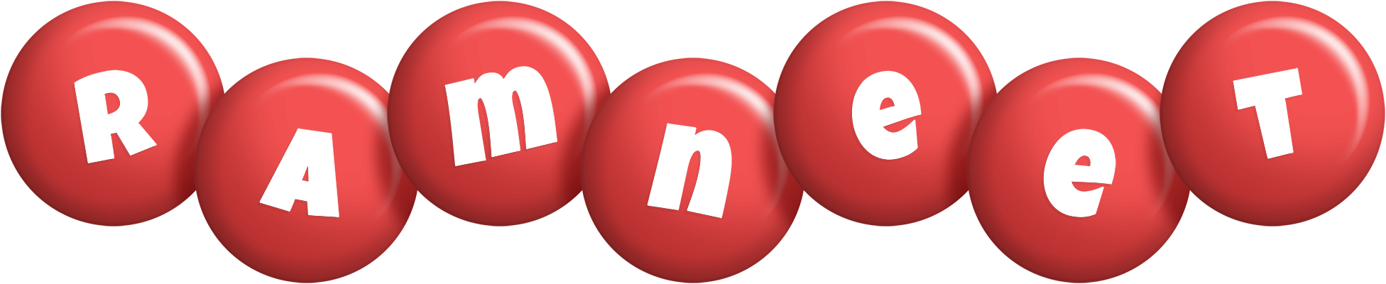 Ramneet candy-red logo