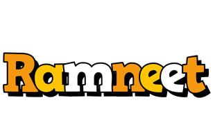 Ramneet cartoon logo