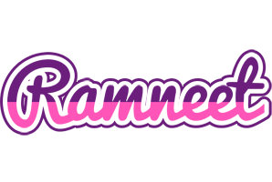 Ramneet cheerful logo