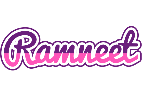 Ramneet cheerful logo