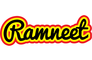 Ramneet flaming logo