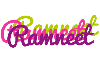 Ramneet flowers logo