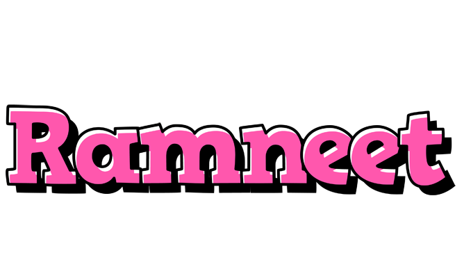 Ramneet girlish logo
