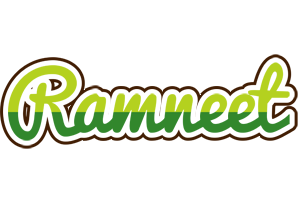 Ramneet golfing logo