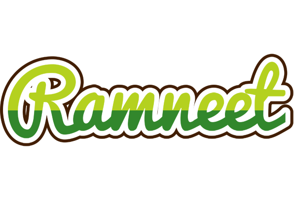 Ramneet golfing logo