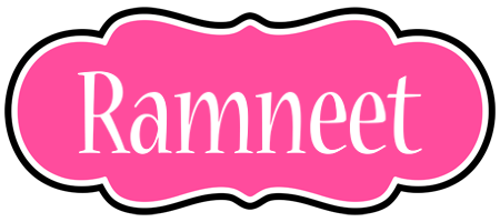 Ramneet invitation logo