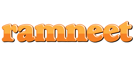 Ramneet orange logo