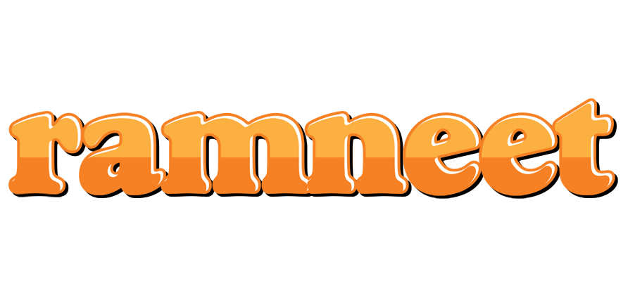 Ramneet orange logo