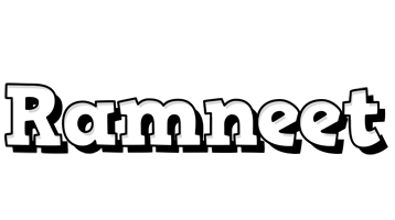 Ramneet snowing logo