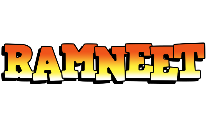 Ramneet sunset logo