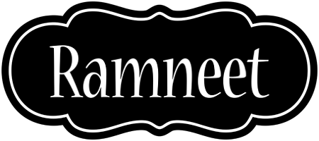 Ramneet welcome logo