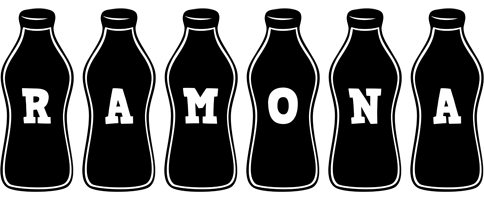Ramona bottle logo