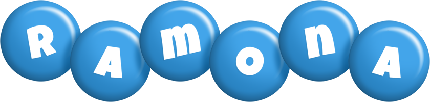 Ramona candy-blue logo