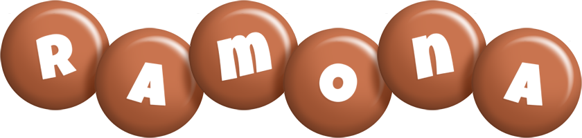 Ramona candy-brown logo