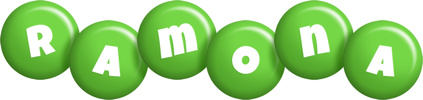 Ramona candy-green logo