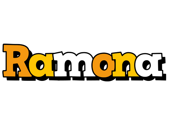 Ramona cartoon logo