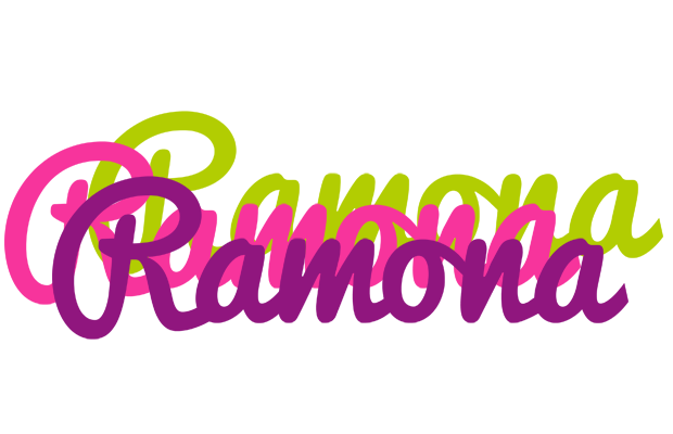 Ramona flowers logo