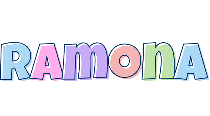 Ramona pastel logo