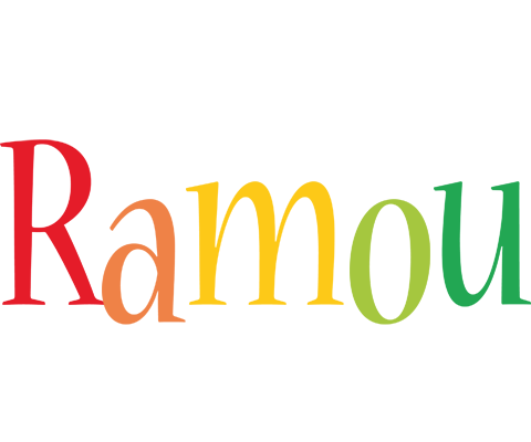 Ramou birthday logo