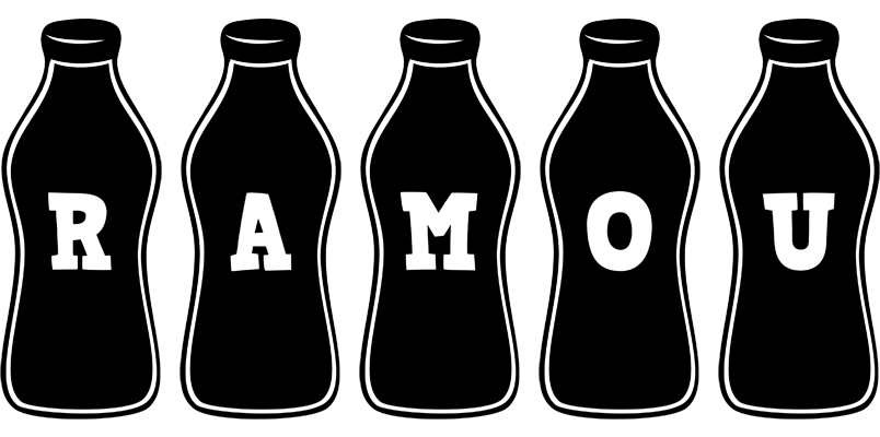 Ramou bottle logo