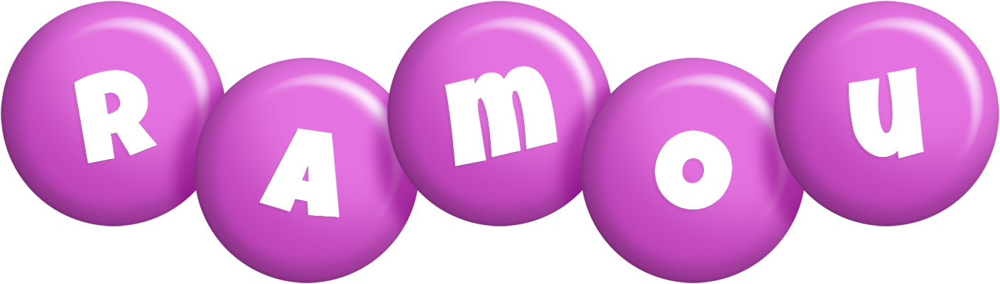 Ramou candy-purple logo