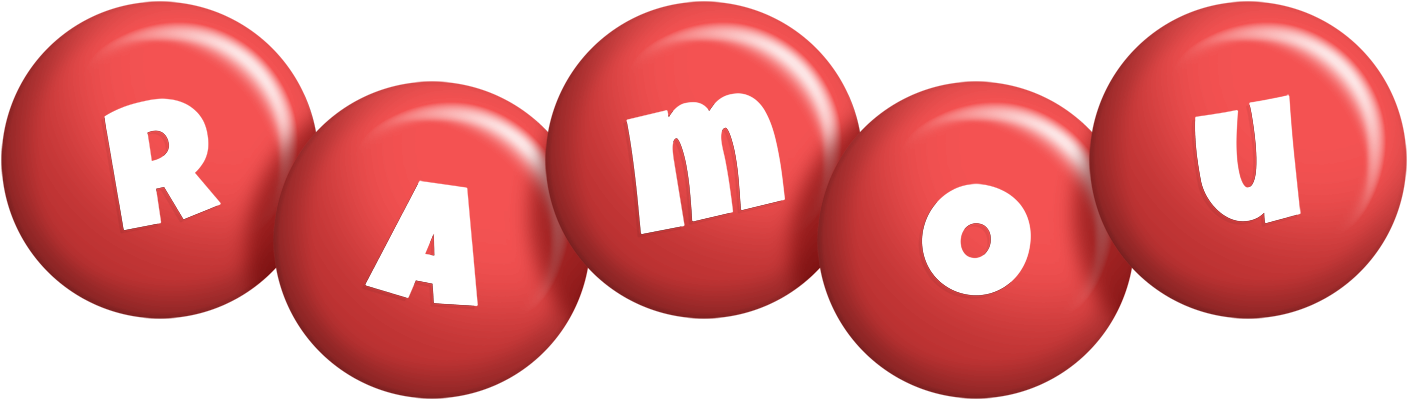 Ramou candy-red logo