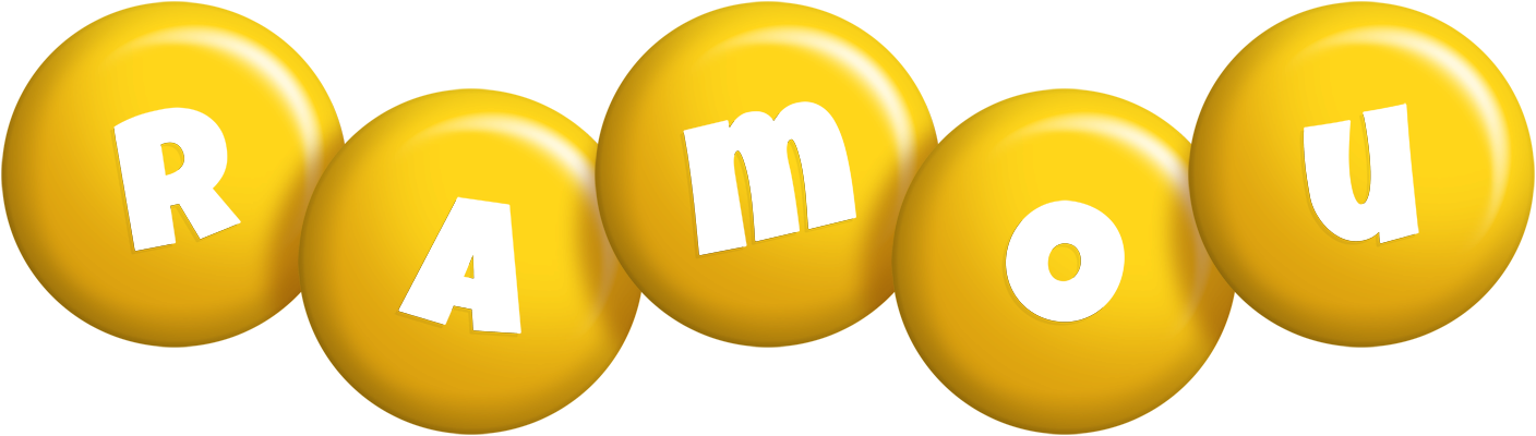 Ramou candy-yellow logo