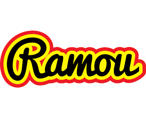 Ramou flaming logo