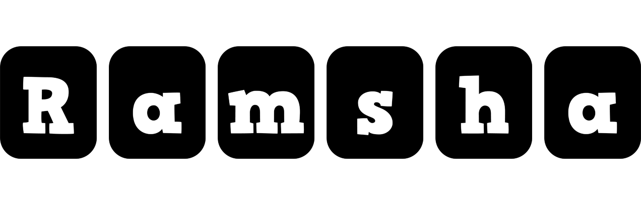 Ramsha box logo