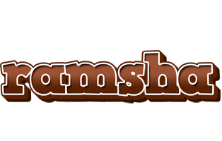 Ramsha brownie logo