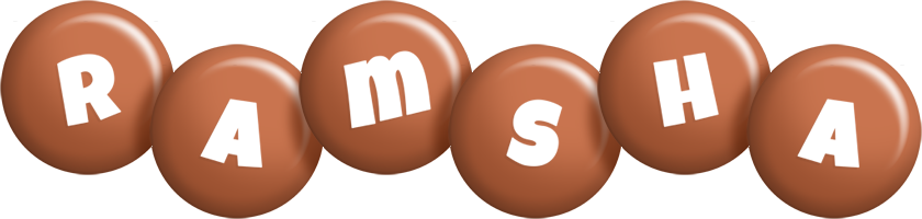 Ramsha candy-brown logo