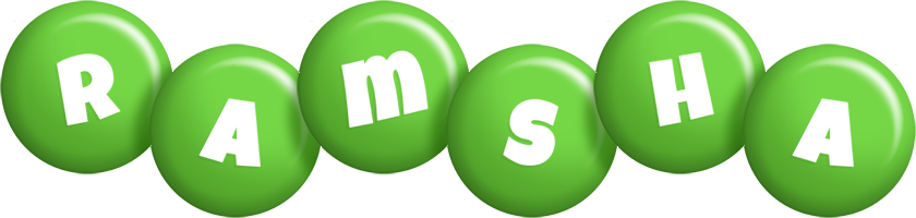 Ramsha candy-green logo