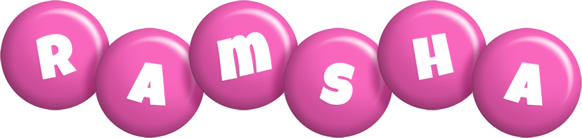 Ramsha candy-pink logo