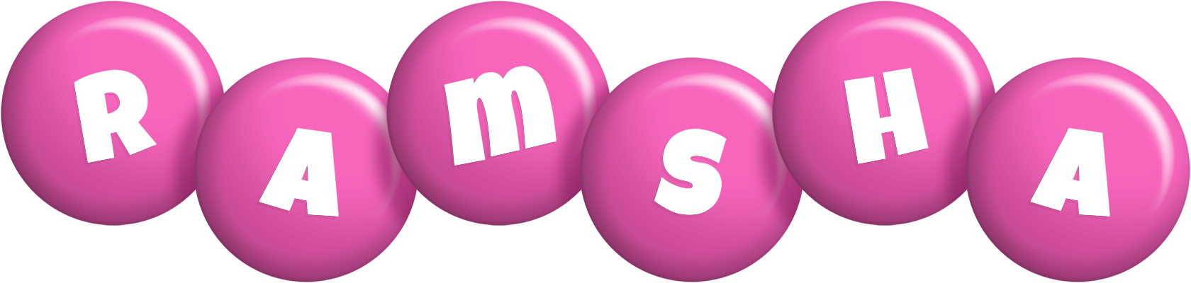 Ramsha candy-pink logo