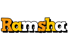 Ramsha cartoon logo