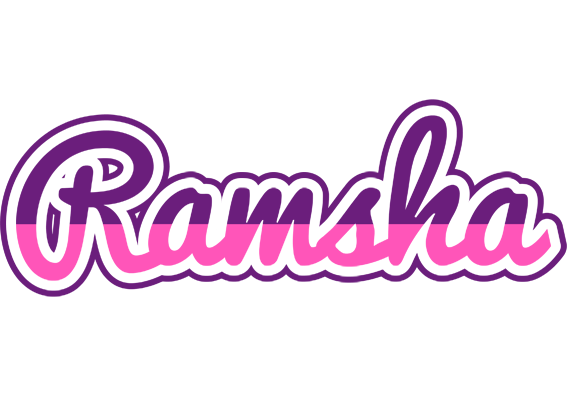 Ramsha cheerful logo
