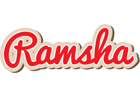 Ramsha chocolate logo