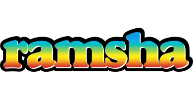 Ramsha color logo