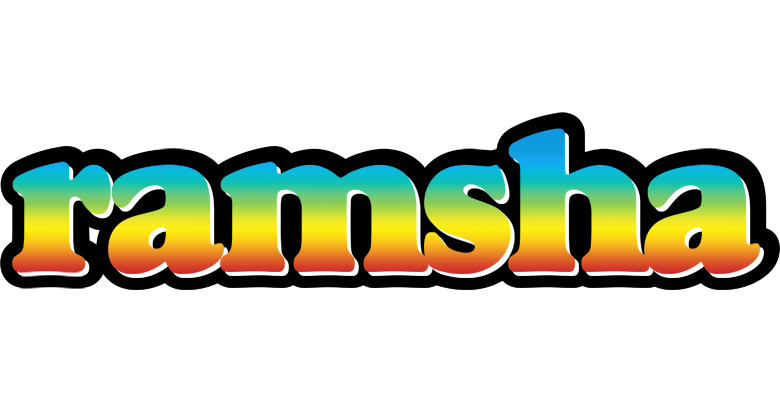 Ramsha color logo