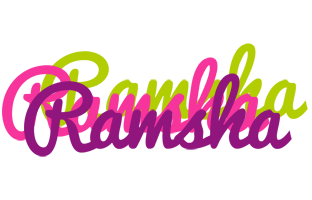 Ramsha flowers logo