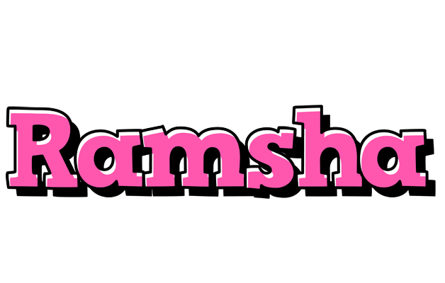 Ramsha girlish logo