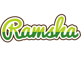 Ramsha golfing logo