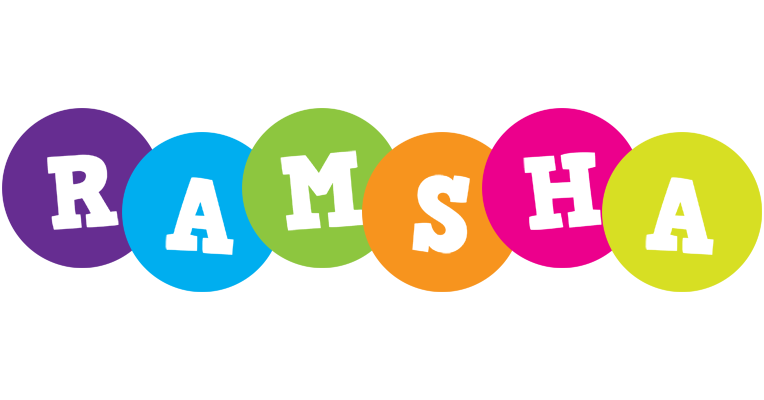 Ramsha happy logo