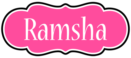 Ramsha invitation logo