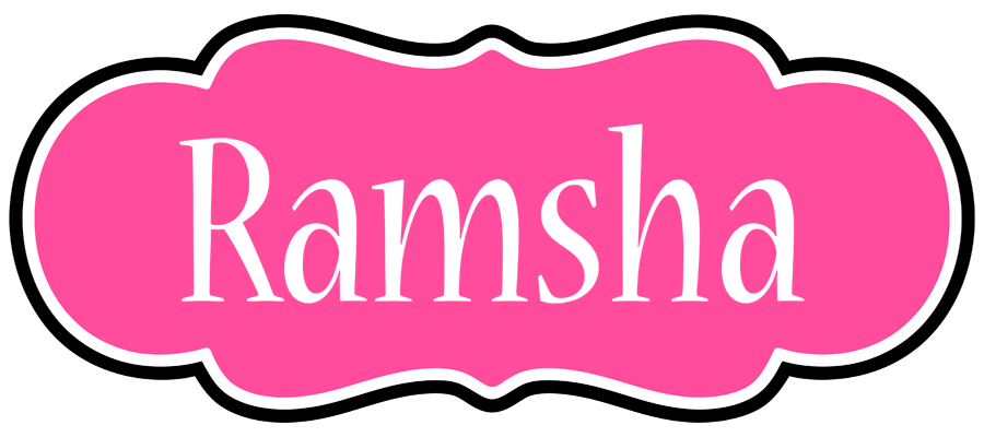 Ramsha invitation logo