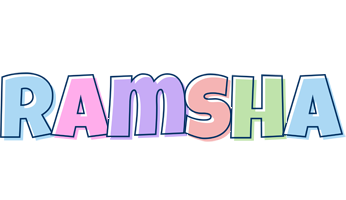 Ramsha pastel logo