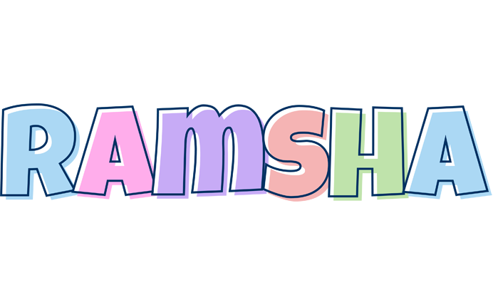 Ramsha pastel logo