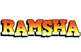 Ramsha sunset logo